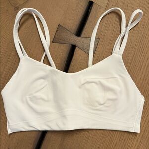 lululemon athletica White Double-Strap Sports Bra